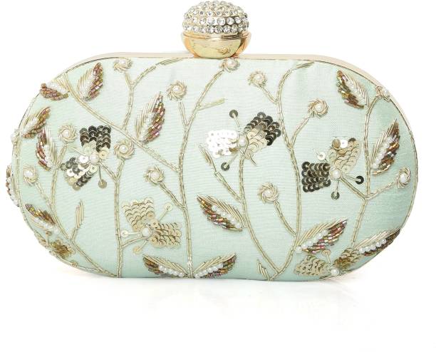Party Green  Clutch Price in India