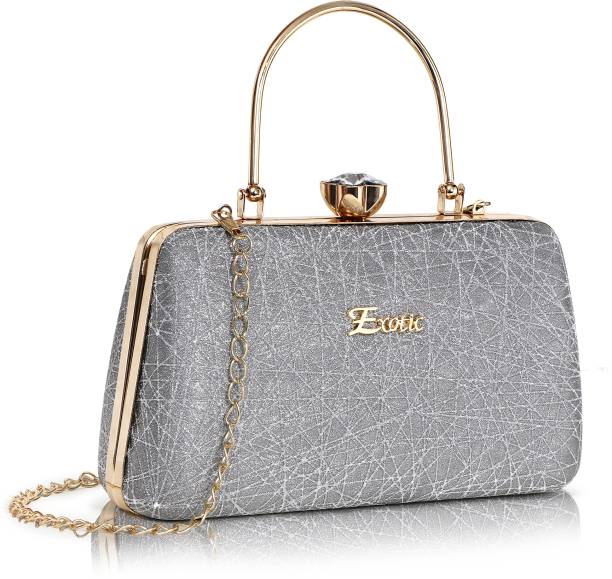 Party Grey  Clutch Price in India