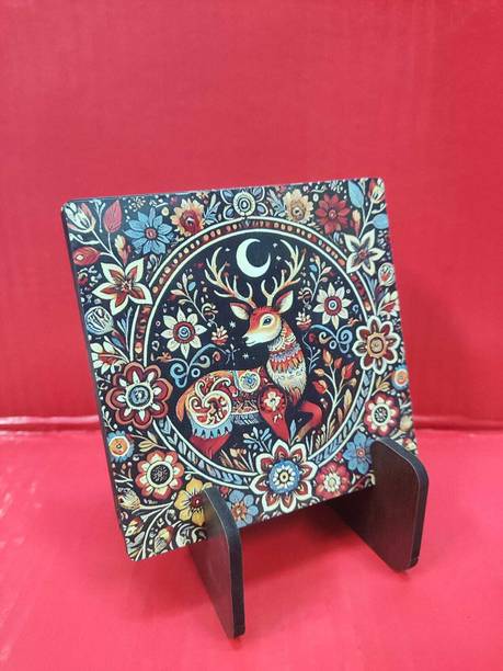 Krinza Square Reversible Hardboard Coaster Set