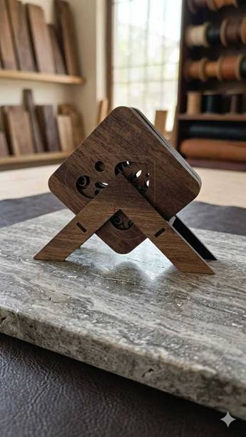 MARUTI LESER CRAFT Square Wood Coaster