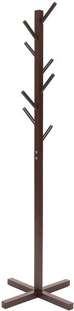 Star Work Wooden Coat Rack Free Standing with 7 Hooks|Tree Coat Rack Stand Coat Solid Wood Coat and Umbrella Stand