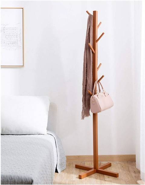 GRACIOUS MART Solid Wood Coat Stand
