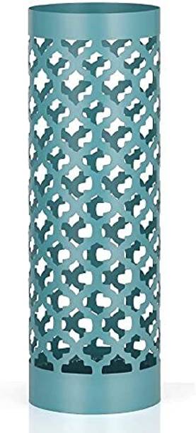 Indian Decor 568170 Designer Round Metal Umbrella Stand Rack, Metal Umbrella Stand Metal Umbrella Stand