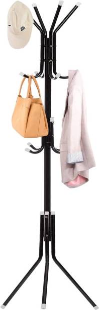 KriShyam ®Coat Rack, Freestanding Metal Coat Tree Hanger 12 Hooks Hat Metal Coat and Umbrella Stand