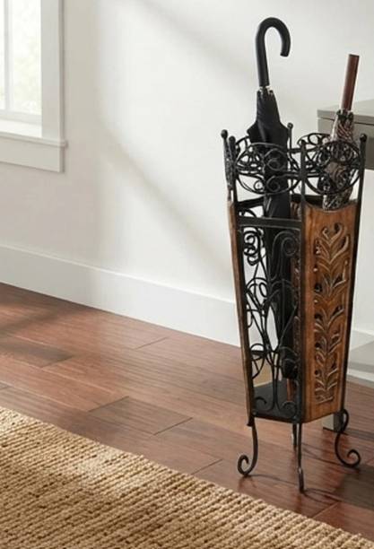 TrueHub TRUEHUB Home Decor Collection UMBRELLA STAND Solid Wood Umbrella Stand
