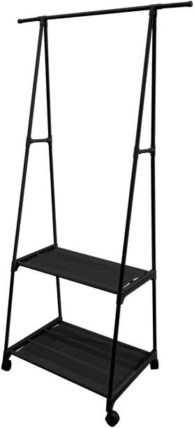 Trendy Clothes Hanger Stand for Bedroom|Easy to Assemble Garments Hanging Rack Metal Coat and Umbrella Stand