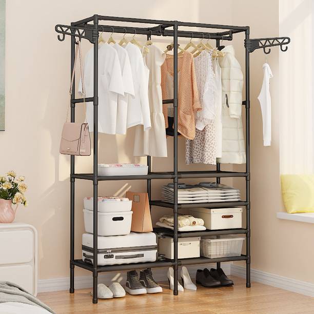 DWELLIT Portable Open Wardrobe PP Collapsible Wardrobe