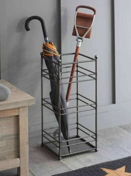 ICON CREATION Decent Umbrella Stand for Indoor/Outdoor Decor Your Home Space Metal Umbrella Stand
