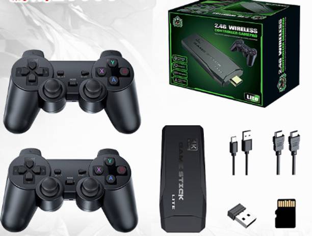 Wireless TV Video Games 4K ULTRA HD - 2.4G Wireless with 20000 Different Games Black Edition