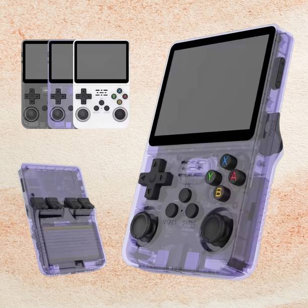 R36S Handheld Gaming Console with Clear Display Premium Edition