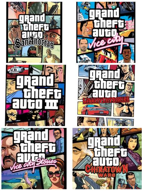 GTA 6IN1 COMBO PC GAMES (Offline Only) Full Game Complete Edition