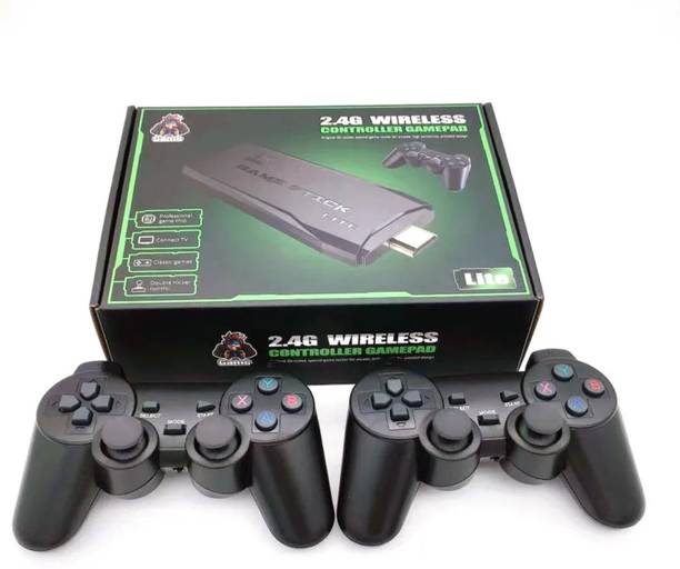 GameStick 2.4G Wireless Controller 4K HD Console Built-in 20k+ Retro Games S12 Black Edition