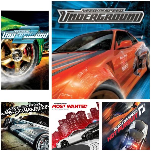 Need For Speed 5 In 1 Combo Pc Game (Offline Only) Full Games No CD/DVD/Code Complete Edition