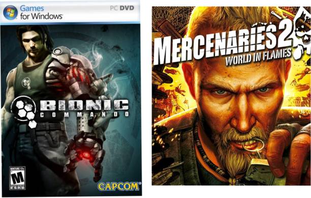 Bionic Commando & Mercenaries 2 World In FlamesPc Game (Offline Only) Full Games. (Complete Edition)