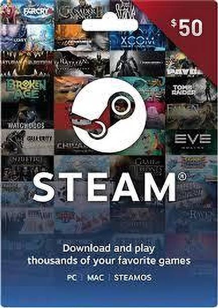 steam gift card 50$