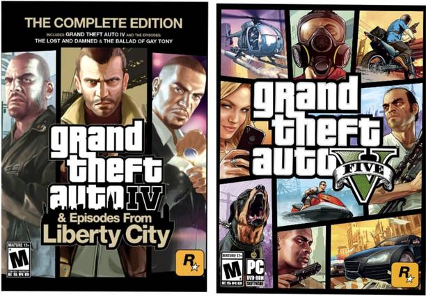 GTA V & GTA IV COMBO PC GAMES (Offline Only) Full Game Complete Edition