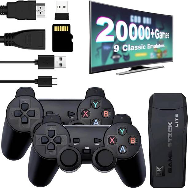 Video Game Player with 20000+ Retro Game HDMI Output Dual Player-4KGame Stick22 5th Anniversary Edition