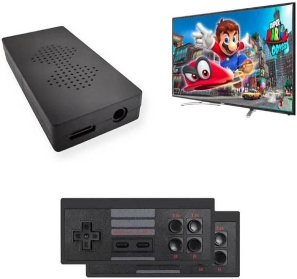 FANSEEKART Best TV extreme 8 bit Video game with in-built 620 Games Black Edition