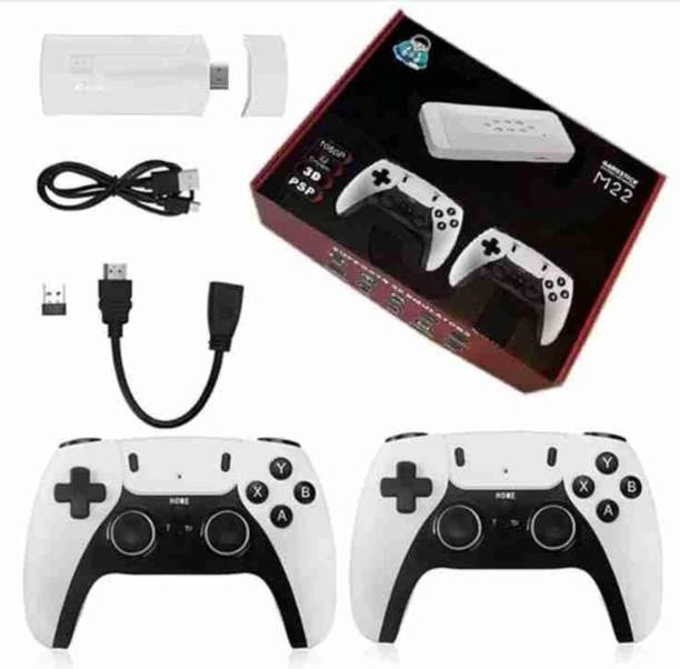 M22 Retro GameStick, UHD 4K, Wireless Controller, Built-in 30k+ Retro Games M13 Black Edition