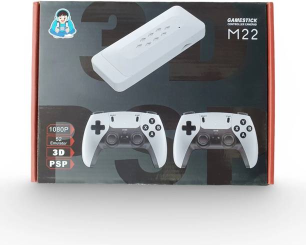 M22 Retro GameStick, UHD 4K, Wireless Controller, Built-in 30k+ Retro Games M17 Black Edition