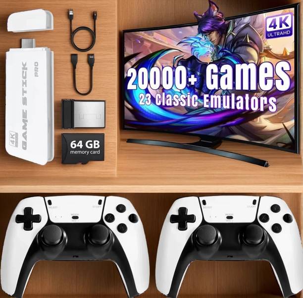 M15 Plug & Play TV GameStick with 2.4G Wireless Gamepads Bundle Edition