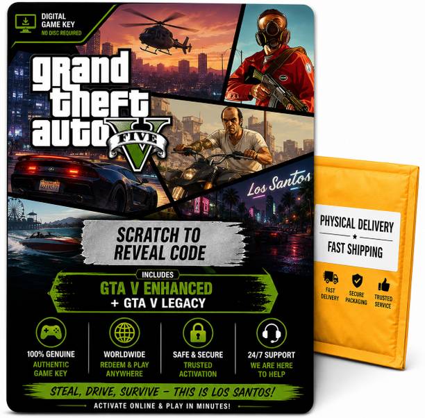 GTA V Activation Code – GTA 5 Redeem Key Enhanced Edition with Game and Expansion Pack