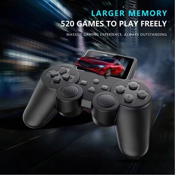 S10 Handheld Console with 2.4-Inch Screen, 520 Games Black Edition
