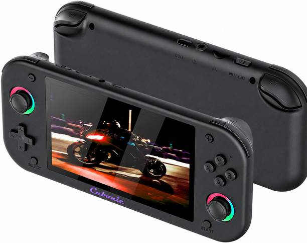 M26 Game Console |5.1 HD Display |Dual RGB Joystick |3000mah Rechargeable|Type C Black Edition with Full Game, Game and Expansion Pack, Game Add-On