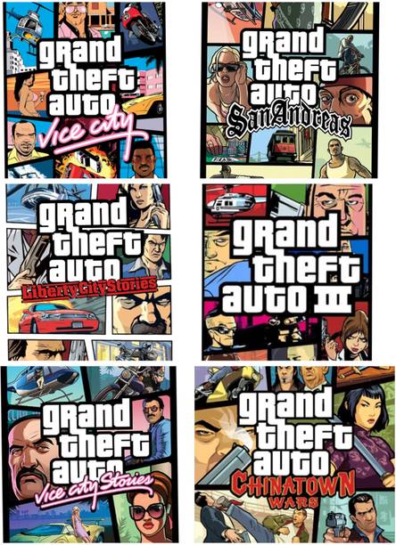 GTA San Andreas 6 In 1 Combo Pc Download (Offline only) Full Games Complete Edition
