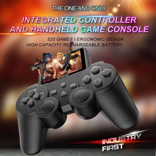 Clubics Experience Limitless Fun with S10 Handheld Game Console & its 520 Games Black Edition