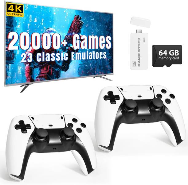GameStick 2.4G Wireless Controller 4K HD Console Built-in 10k+ Retro Games AX6 Bundle Edition