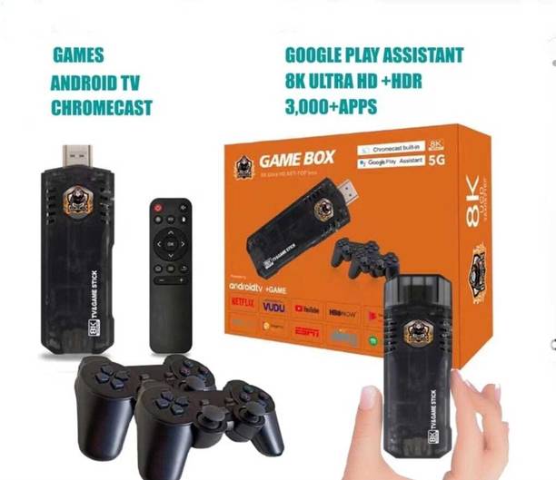 Unlimited Fun: Game Box 8k HD Set-Top Box with 20000+ Games for Dual Support Limited Edition