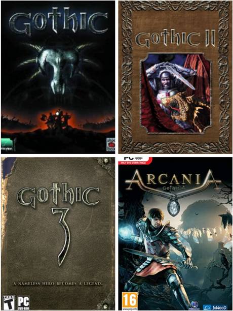 Gothic 1-2-3-4 Combo PC GAMES (Offline Only) Full Game Complete Edition