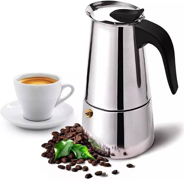 vedvit Stovetop Espresso Maker Percolator Italian Coffee Maker Stainless Steel Pot 9 Cups Coffee Maker