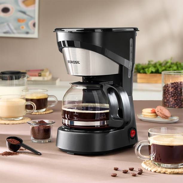 BOROSIL BCM55W01 6 Cups Coffee Maker