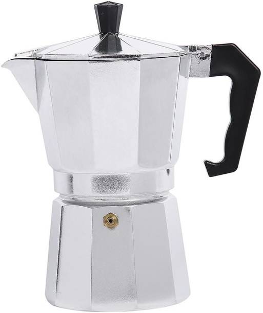 Definite Stovetop Espresso Coffee Maker Mocha Pot 200 ml for Home & Office 3 Cups Coffee Maker
