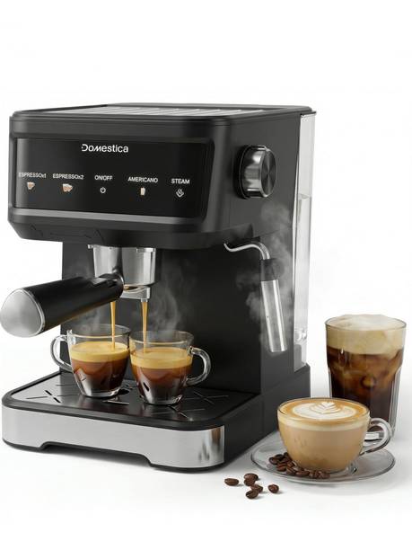 Domestica Brewcraft Pro Espresso Coffee Maker Machine for Home 10 Cups Coffee Maker