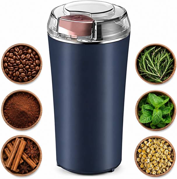 यूए इम्पेक्स Premium Blue Coffee maker Grinder Mixer & Blender पर्सनल कॉफ़ी मेकर