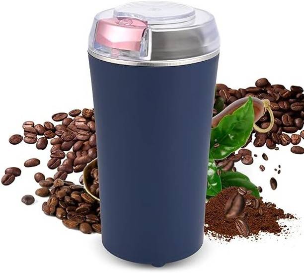 Snehshyam 4-Blade Electric Coffee & Spice Grinder – Stainless Steel Portable Mixer 3 Cups Coffee Maker