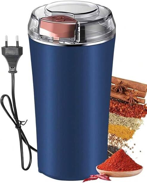 TMENTERPRISE Electric Grinder for Kitchen – Powerful Blade, Low Noise Operation Personal Coffee Maker