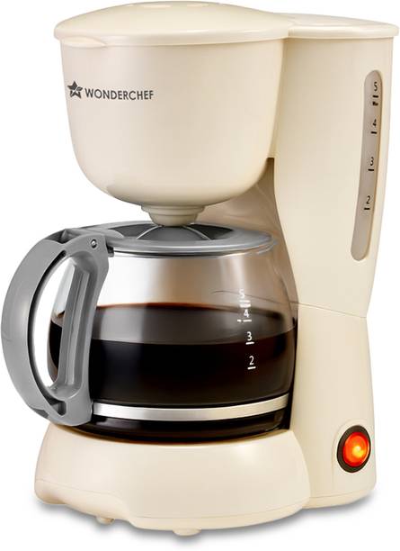 WONDERCHEF Veneto Brew Coffee Machine, 550 W, 6 Cups Coffee Maker