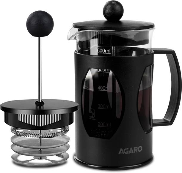 AGARO Elite French Press Coffee And Tea Maker 6 Cups Coffee Maker