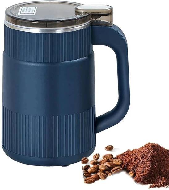 MarhabaZone Electric Coffee Grinder-Blue 2 Cups Coffee Maker