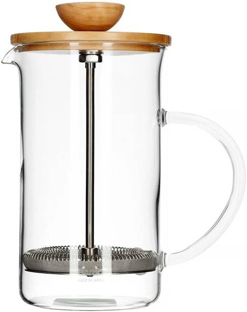 GREATZON French Press Glass Coffee Maker Kettle With Stainless Steel Mesh Filters 8 Cups Coffee Maker