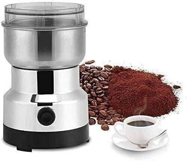 kinjal NIMA Electric Coffee Grinder for Beans and Spices with Grinding Chamber Personal Coffee Maker