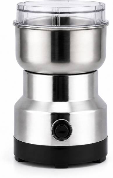 yashvitrend Stainless Steel Household Electric Coffee Bean Powder Grinder Maker 5 Cups Coffee Maker