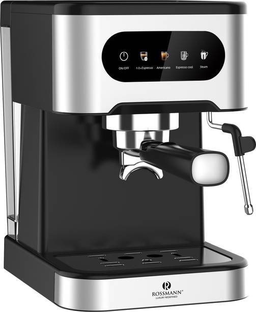 ROSSMANN Espresso Machine, 20 bar Italian Ulka Pump 2 Cups Coffee Maker