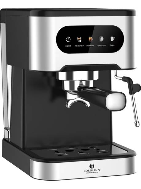ROSSMANN Espresso Machine, 20 bar Italian Ulka Pump 2 Cups Coffee Maker