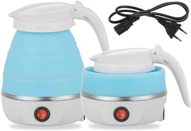 madhuram enterprise 0.6 L Foldable Kettle Dual Voltage for Travel and Home Office 3 Cups Coffee Maker