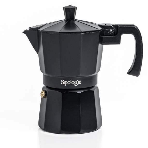 Sipologie Roma Moka Pot Espresso Coffee Maker / Percolator / Filter Coffee Maker at Home 3 Cups Coffee Maker